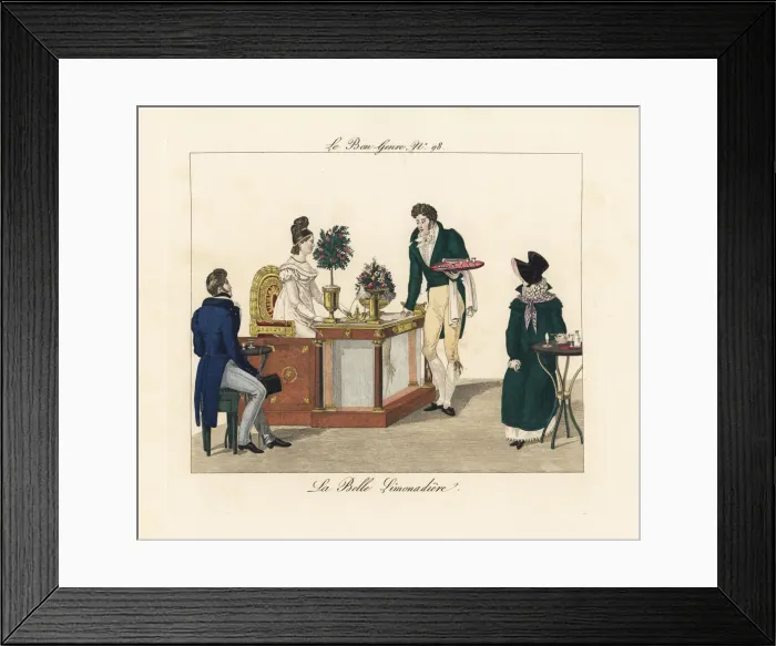 Framed Print : Beautiful lemonade seller on her Italian throne Framed Print : Beautiful lemonade seller on her Italian throne