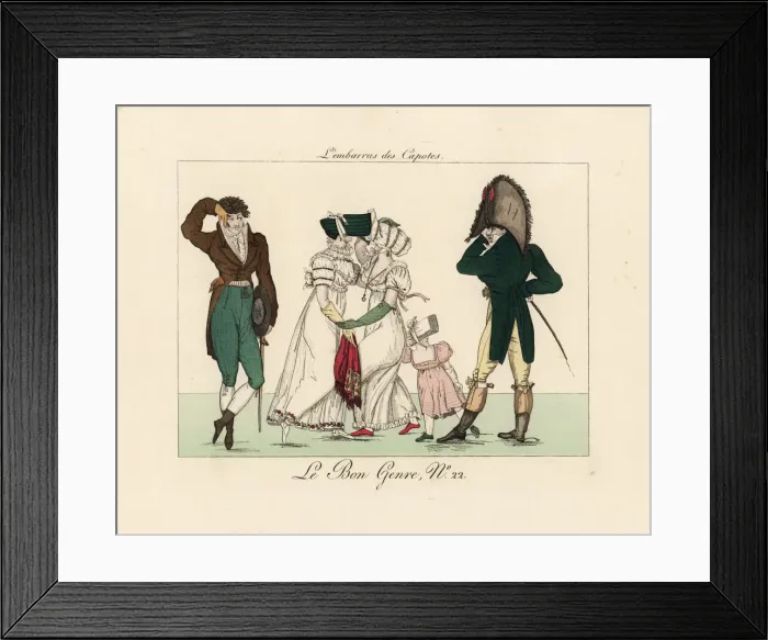 Framed Print : The problem with Capote bonnets Framed Print : The problem with Capote bonnets