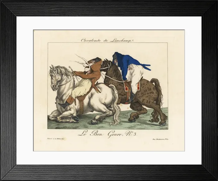Framed Print : Cavalcade at Longchamp racetrack Framed Print : Cavalcade at Longchamp racetrack