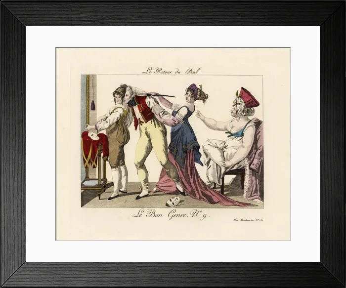 Framed Print : Return from the masked ball Framed Print : Return from the masked ball