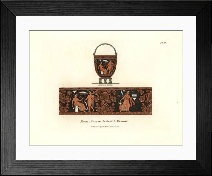 Framed Print : Ancient vase in the British Museum Framed Print : Ancient vase in the British Museum