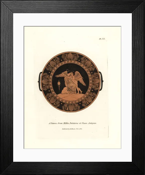 Framed Print : Patera from Millin, Peintures et Vases Antiques Framed Print : Patera from Millin, Peintures et Vases Antiques