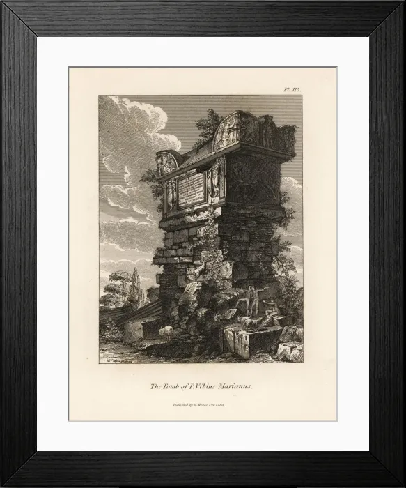 Framed Print : Tomb of Publius Vibius Marianus, Rome Framed Print : Tomb of Publius Vibius Marianus, Rome