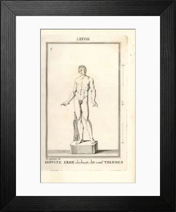 Framed Print : Young hero in a diadem, commonly known as Ptolemy of Epirus Framed Print : Young hero in a diadem, commonly known as Ptolemy of Epirus