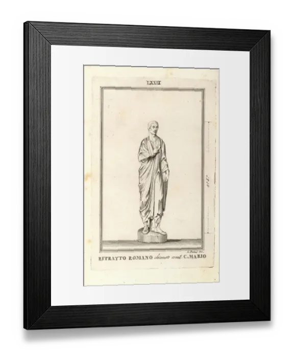 Framed Print : Statue of a Roman, believed to be Caius Marius Framed Print : Statue of a Roman, believed to be Caius Marius