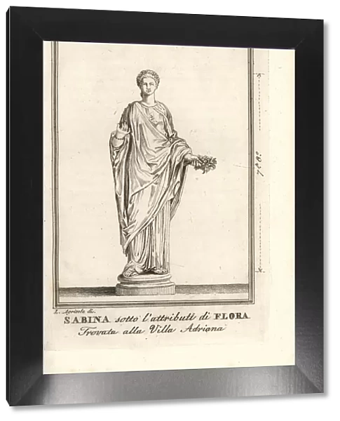 Statue of the Roman empress Vibia Sabina in