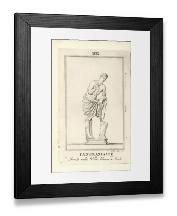 Framed Print : Hermes as a Pankration fighter Framed Print : Hermes as a Pankration fighter