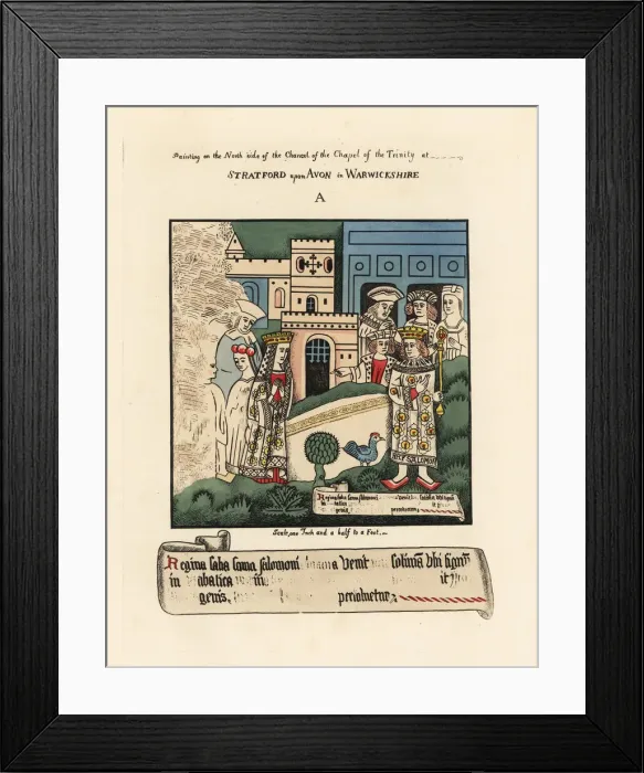 Framed Print : The Queen of Sheba visiting the court of King Framed Print : The Queen of Sheba visiting the court of King