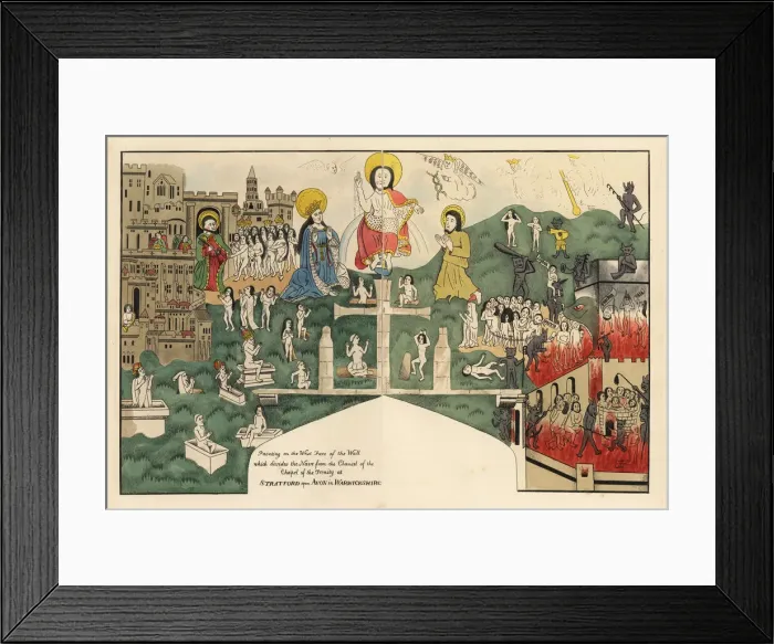 Framed Print : God on Judgment Day sorting saints and sinners Framed Print : God on Judgment Day sorting saints and sinners