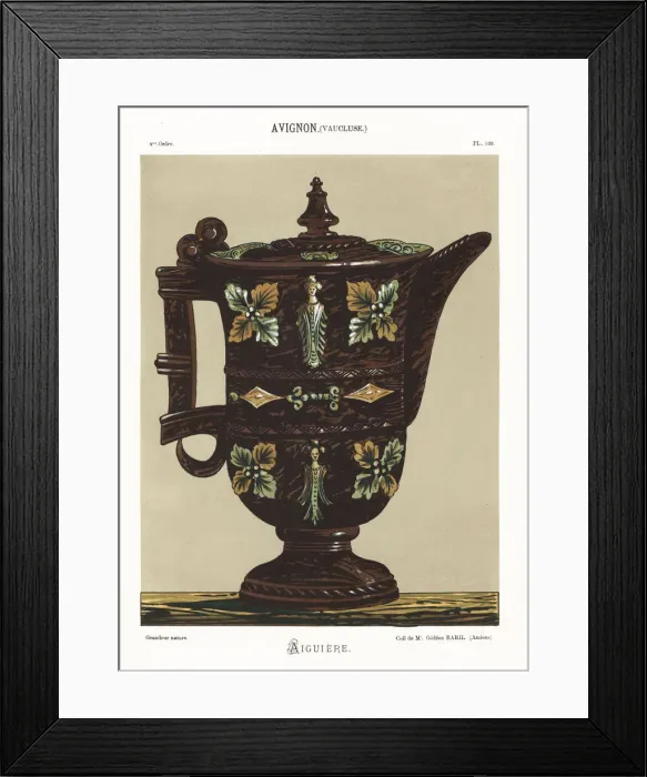 Framed Print : Pitcher from Avignon, Vaucluse, France Framed Print : Pitcher from Avignon, Vaucluse, France