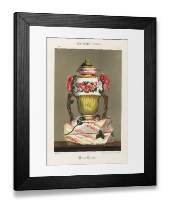 Framed Print : Brule-parfum or perfume heater from Tervueren Framed Print : Brule-parfum or perfume heater from Tervueren