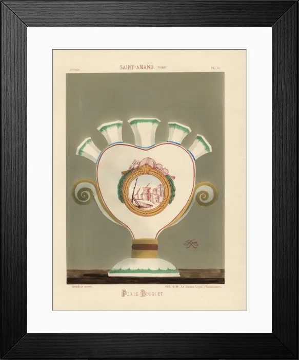 Framed Print : Porte-Bouquet from Saint-Amand, Normandy, France Framed Print : Porte-Bouquet from Saint-Amand, Normandy, France