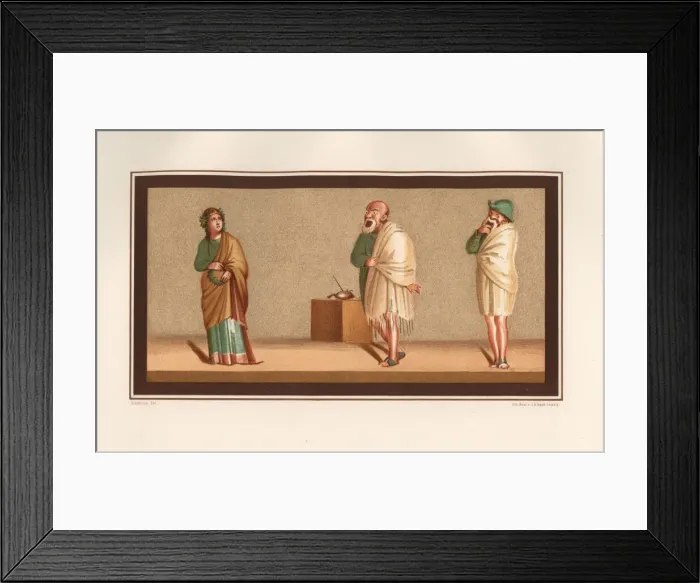 Framed Print : Scene from a comedy from the House of Framed Print : Scene from a comedy from the House of