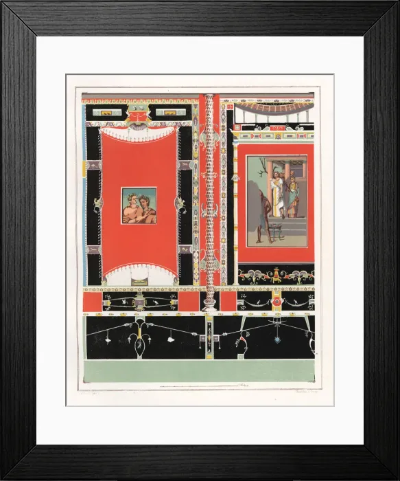 Framed Print : Wall painting of Iphigenia from the tablinum Framed Print : Wall painting of Iphigenia from the tablinum