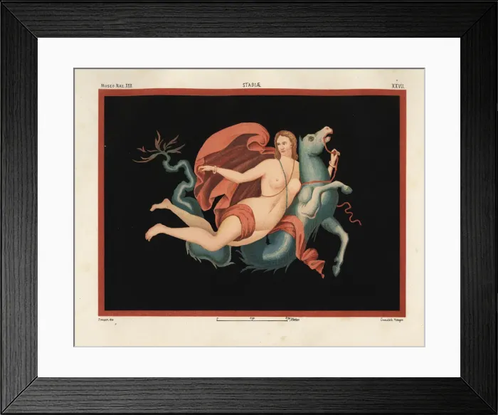 Framed Print : A Nereid (sea nymph) in mantle and bracelets Framed Print : A Nereid (sea nymph) in mantle and bracelets