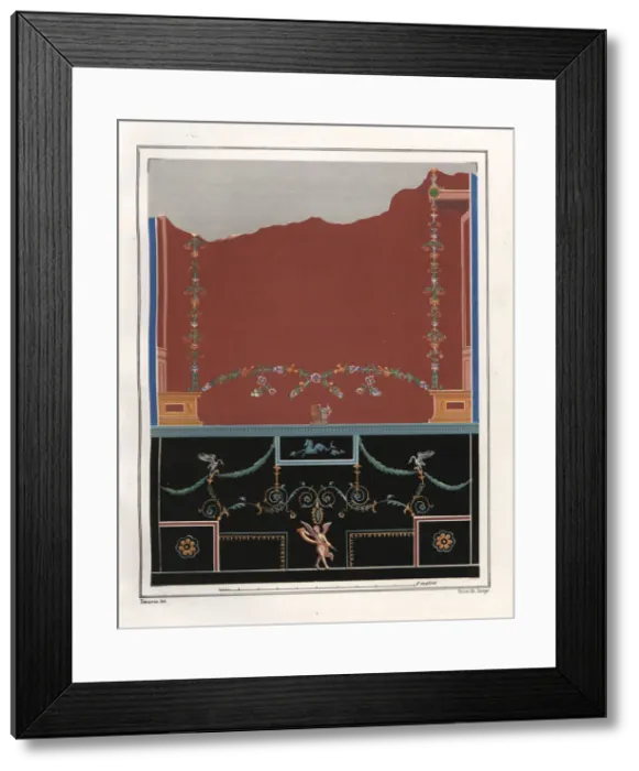 Framed Print : Mural from an atrium in the House of Tryptolemus Framed Print : Mural from an atrium in the House of Tryptolemus