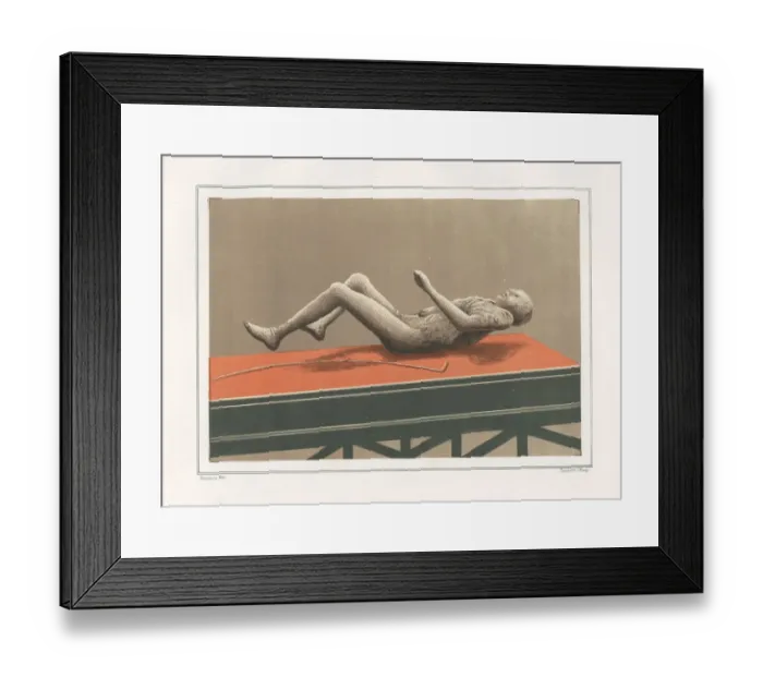 Framed Print : Plaster cast of a mans body from the Via Framed Print : Plaster cast of a mans body from the Via