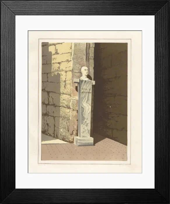 Framed Print : Marble bust of the owner from the House of Framed Print : Marble bust of the owner from the House of