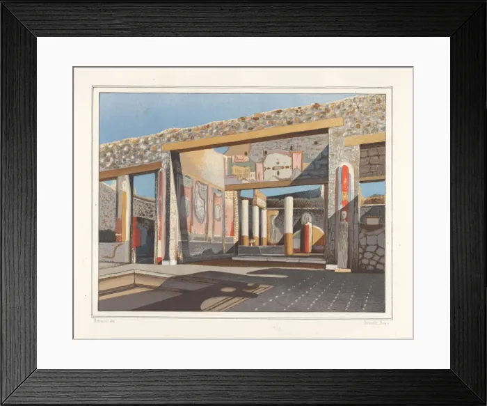 Framed Print : View of the tablinum in the house of Lucius Framed Print : View of the tablinum in the house of Lucius