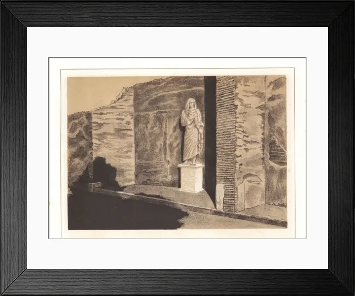 Framed Print : Statue of public priestess and matron of Framed Print : Statue of public priestess and matron of