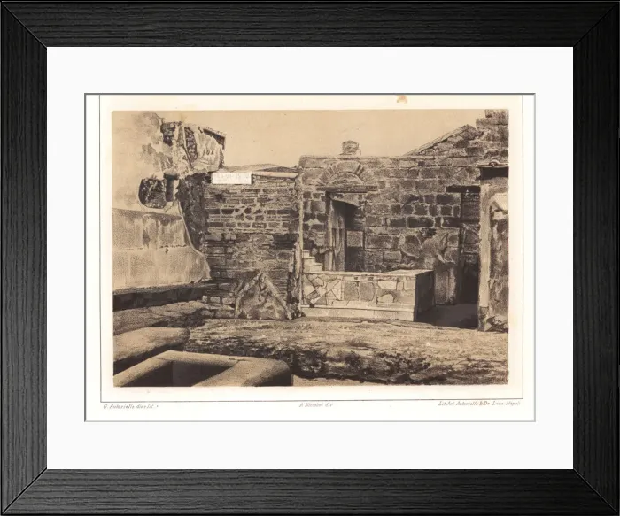 Framed Print : Shop near the fountain of Mercury, VI. 5, Pompeii Framed Print : Shop near the fountain of Mercury, VI. 5, Pompeii