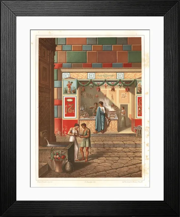 Framed Print : Taberna near the fountain of Mercury, VI. 5, Pompeii Framed Print : Taberna near the fountain of Mercury, VI. 5, Pompeii
