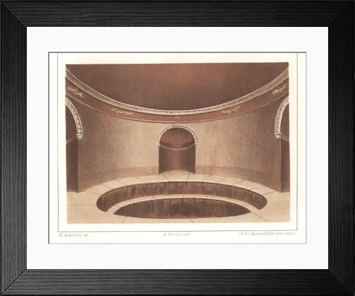 Framed Print : Frigidarium or cold bath, near the gate to Stabiae Framed Print : Frigidarium or cold bath, near the gate to Stabiae