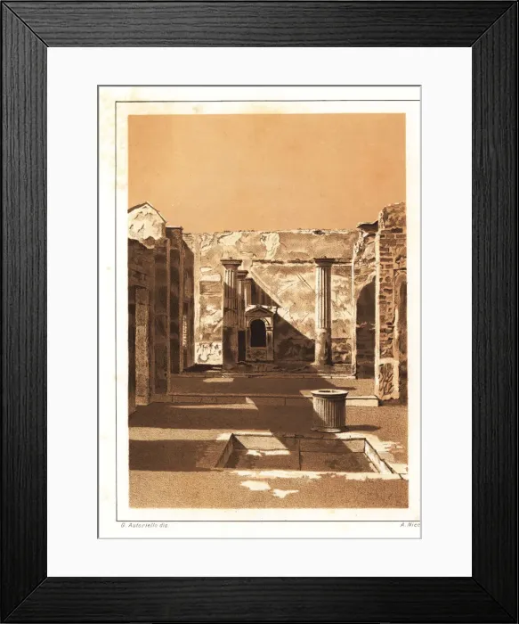 Framed Print : View of the House of the Tragic Poet, Pompeii VI. 8. 5 Framed Print : View of the House of the Tragic Poet, Pompeii VI. 8. 5