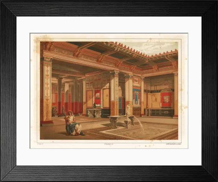 Framed Print : House in Regio VIII, insula 2, Pompeii Framed Print : House in Regio VIII, insula 2, Pompeii