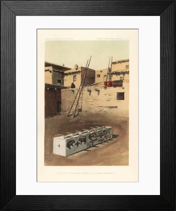Framed Print : Boxes of the Thle wekwe, Sword Swallower Fraternity Framed Print : Boxes of the Thle wekwe, Sword Swallower Fraternity