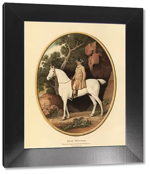 Portrait of Josiah Wedgwood on horseback