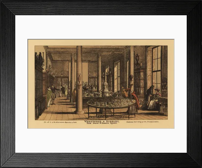 Framed Print : Interior of the Wedgwood and Byerley shop Framed Print : Interior of the Wedgwood and Byerley shop