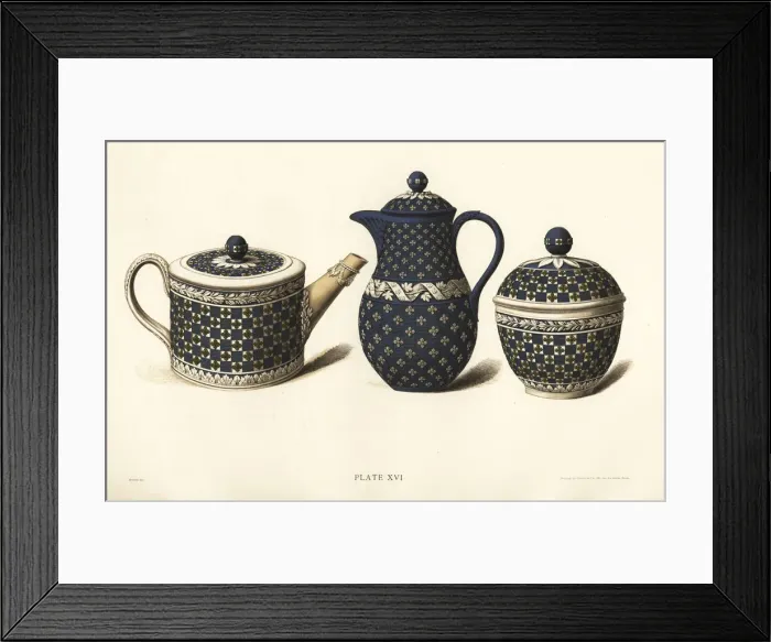 Framed Print : Teapot, sucrier and chocolate pot Framed Print : Teapot, sucrier and chocolate pot