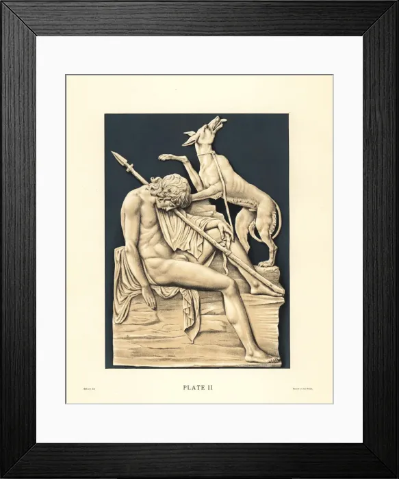 Framed Print : Plaque of Endymion on the rock Latmos Framed Print : Plaque of Endymion on the rock Latmos