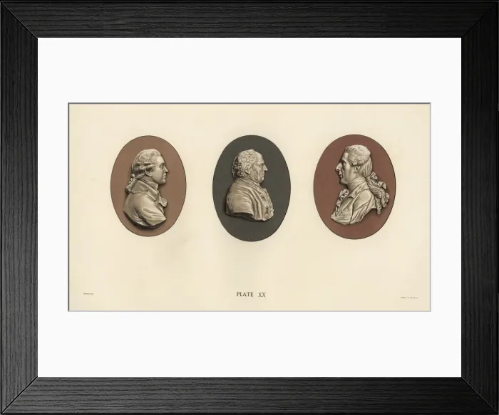 Framed Print : Portraits of Sir Joshua Reynolds, Edward Bourne Framed Print : Portraits of Sir Joshua Reynolds, Edward Bourne