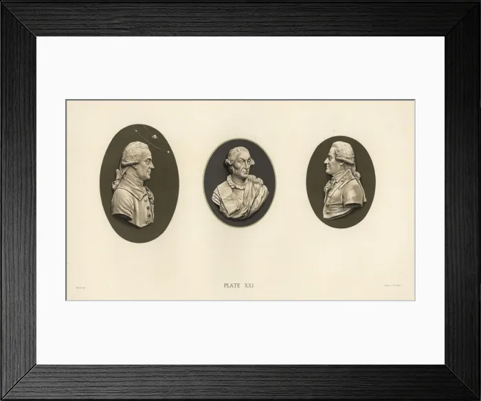 Framed Print : Portraits of Sir William Herschel, King Ferdinand Framed Print : Portraits of Sir William Herschel, King Ferdinand