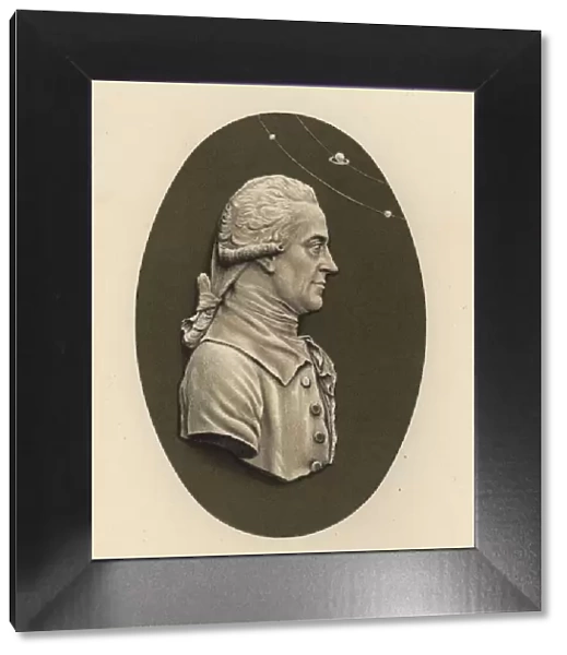Portrait medallion of astronomer Sir William Herschel