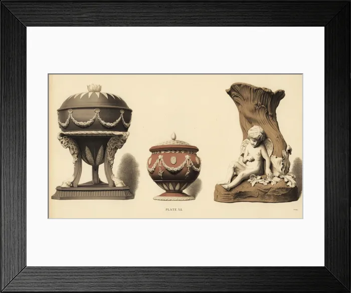 Framed Print : Three vases in different forms Framed Print : Three vases in different forms