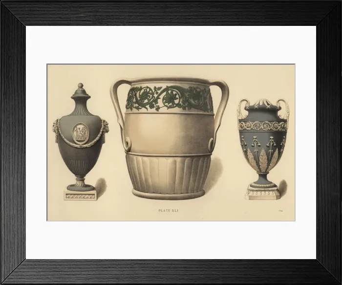 Framed Print : Vases in various shapes Framed Print : Vases in various shapes