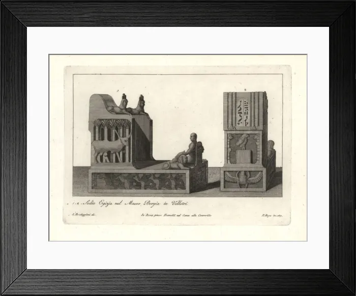 Framed Print : Ancient Egyptian chair or throne Framed Print : Ancient Egyptian chair or throne