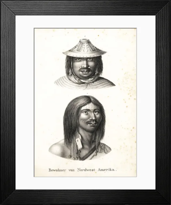 Framed Print : Native Americans of the Northwest Framed Print : Native Americans of the Northwest