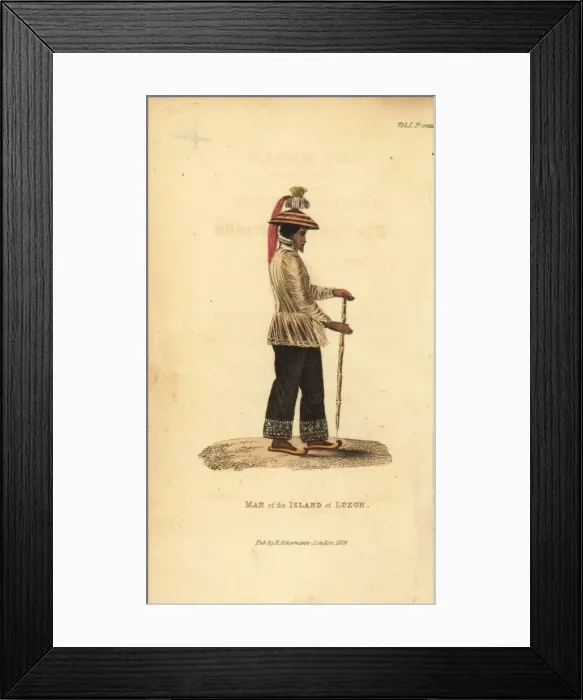 Framed Print : Man of the island of Luzon, the Philippines Framed Print : Man of the island of Luzon, the Philippines