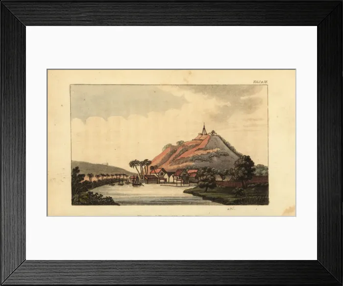 Framed Print : View of Padang, Sumatra, Indonesia Framed Print : View of Padang, Sumatra, Indonesia