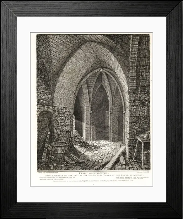 Framed Print : East entrance to the cell in the Southwest Framed Print : East entrance to the cell in the Southwest