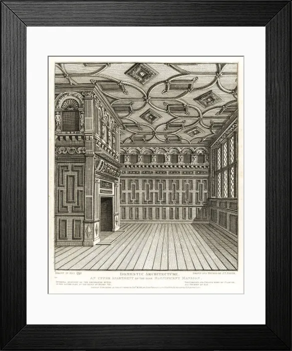 Framed Print : Upper room in a Tudor mansion on Hart Street Framed Print : Upper room in a Tudor mansion on Hart Street