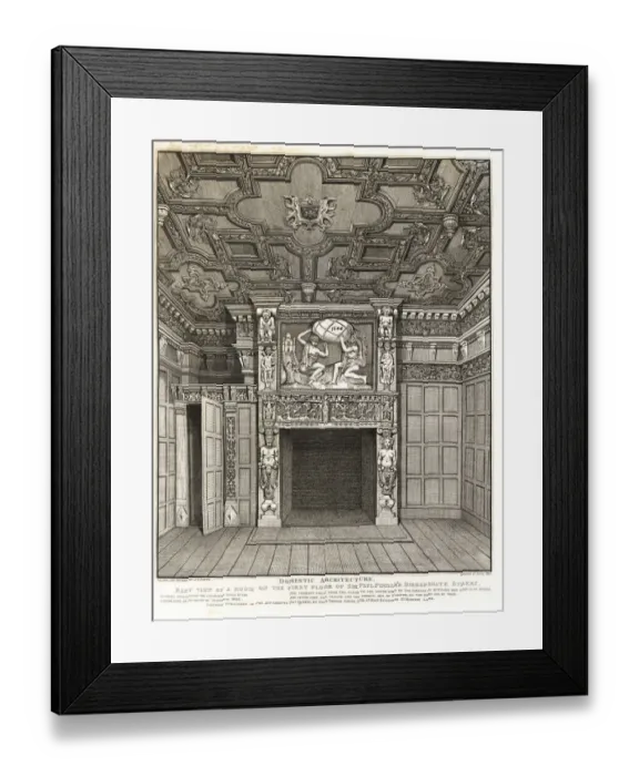 Framed Print : Room on the first floor of Sir Paul Pindar s Framed Print : Room on the first floor of Sir Paul Pindar s