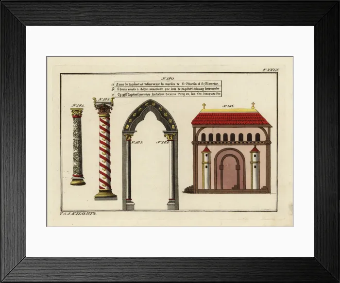 Framed Print : Architecture of the Franks Framed Print : Architecture of the Franks