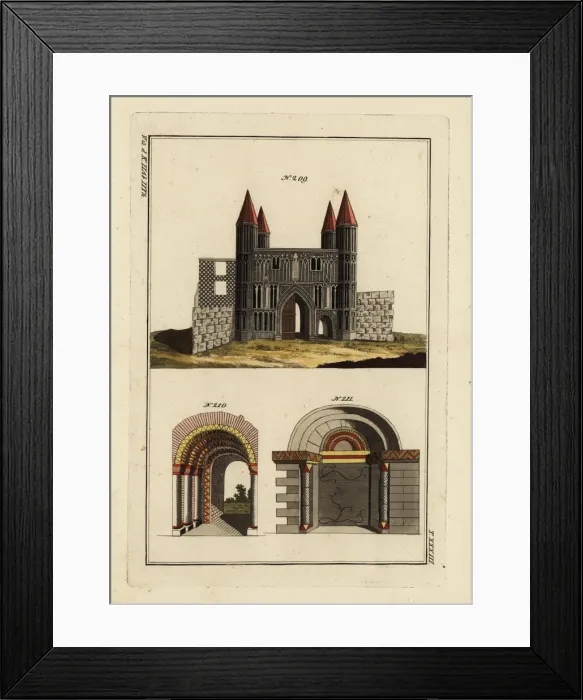 Framed Print : Norman church architecture in Essex