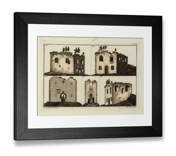 Framed Print : Ruins of ancient knights castles Framed Print : Ruins of ancient knights castles