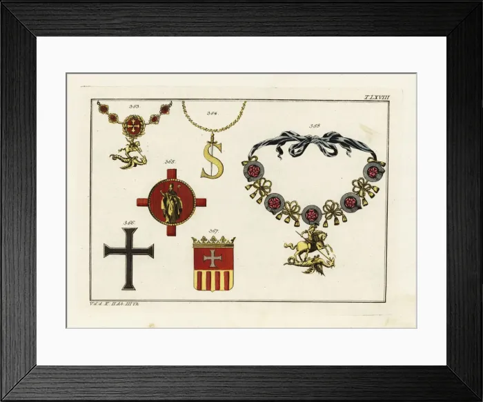 Framed Print : Orders of Chivalry Framed Print : Orders of Chivalry